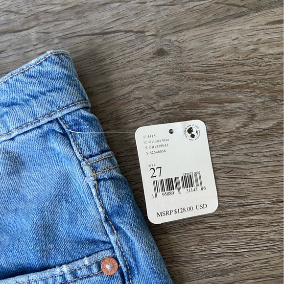 Free People New dawn flare jeans in Victoria blue NWT - Picture 9 of 14